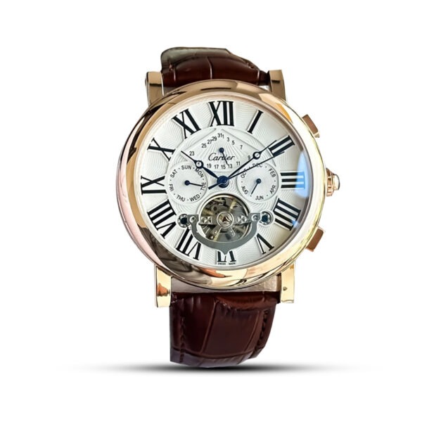 Cartier Unforgettable Automatic Leather Watch
