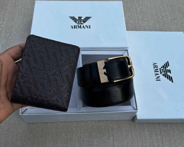 ARMANI BELT&WALLET