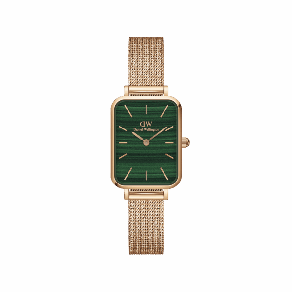 Daniel Wellington Quadro 20x26 Green Dial Analogue Women's Watch